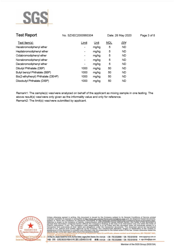 陶瓷管保險(xiǎn)絲SGS認(rèn)證報(bào)告3